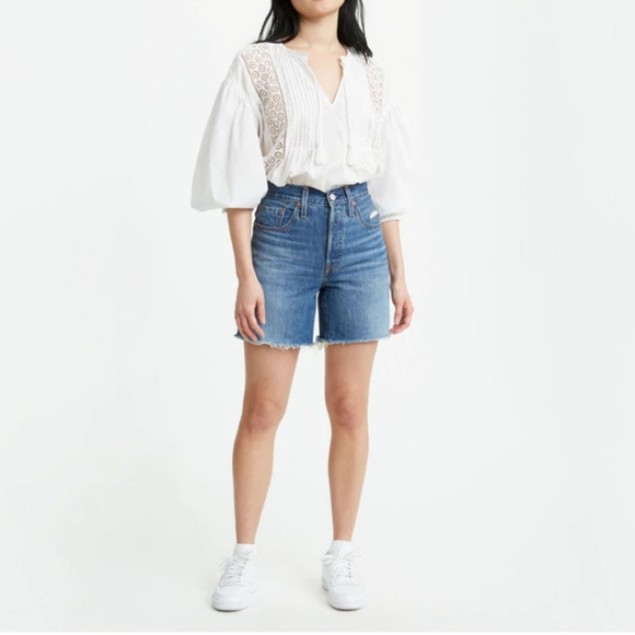 levi's extra roll hem short